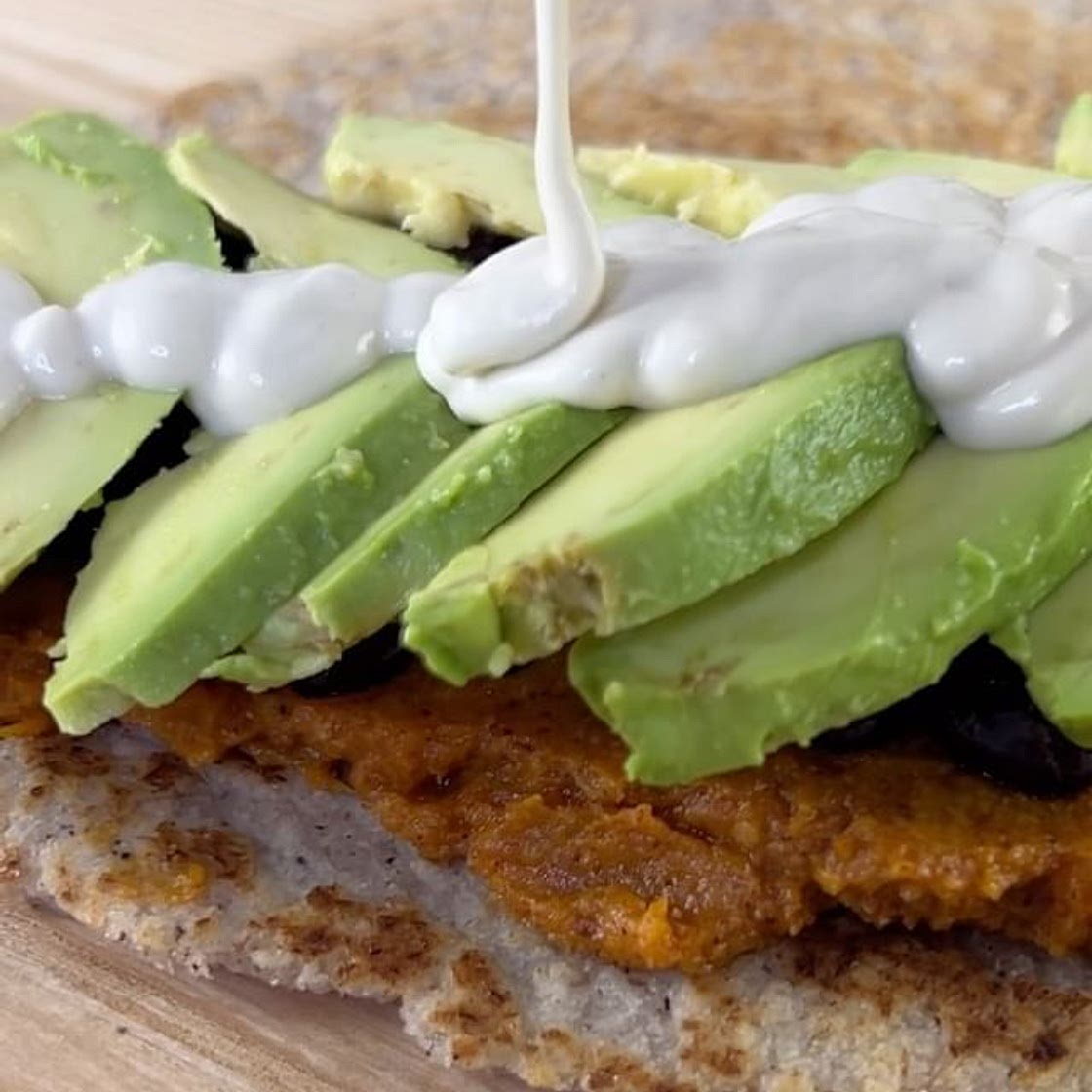 Sweet Potato & Avocado Quesadilla