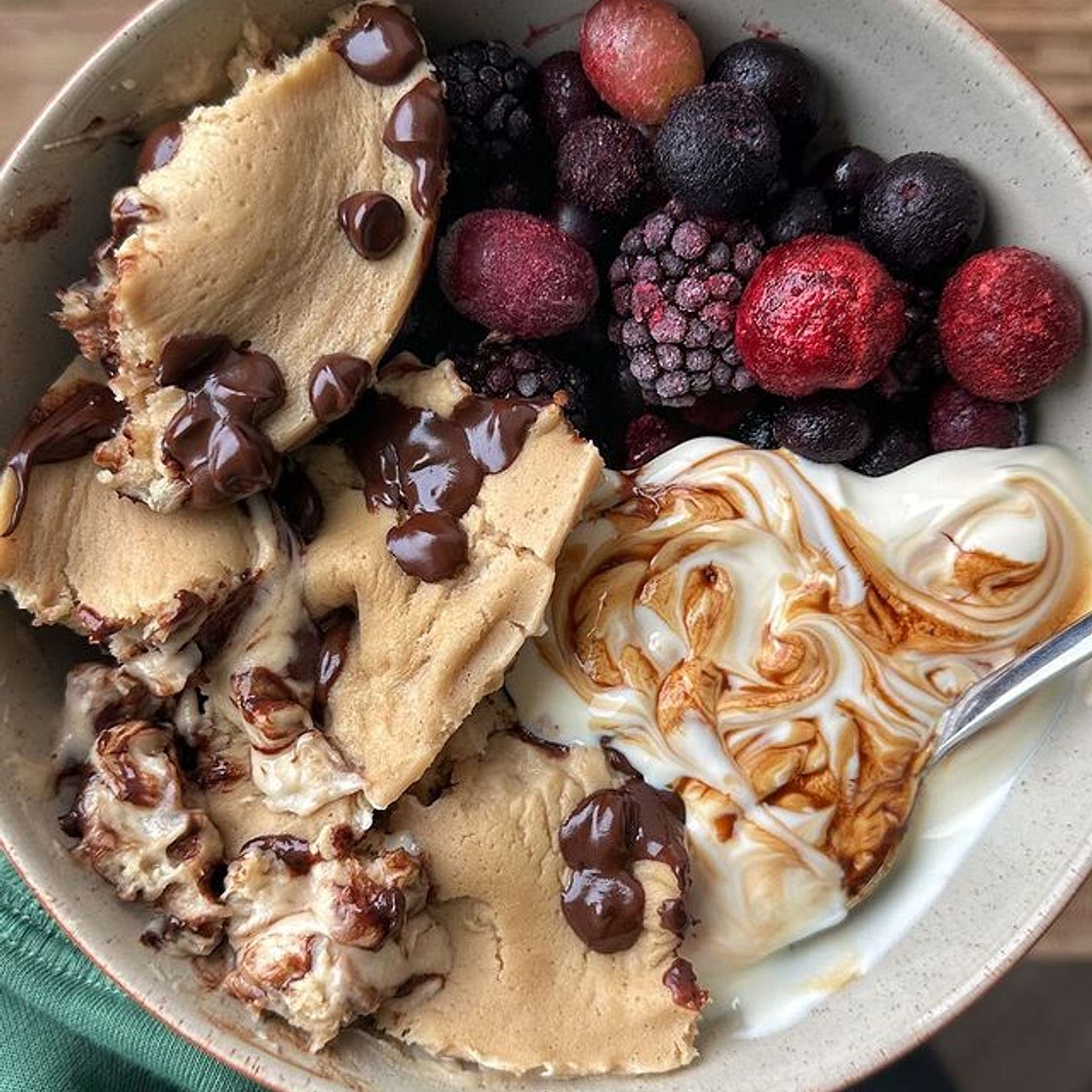 Microwave baked oatmeal