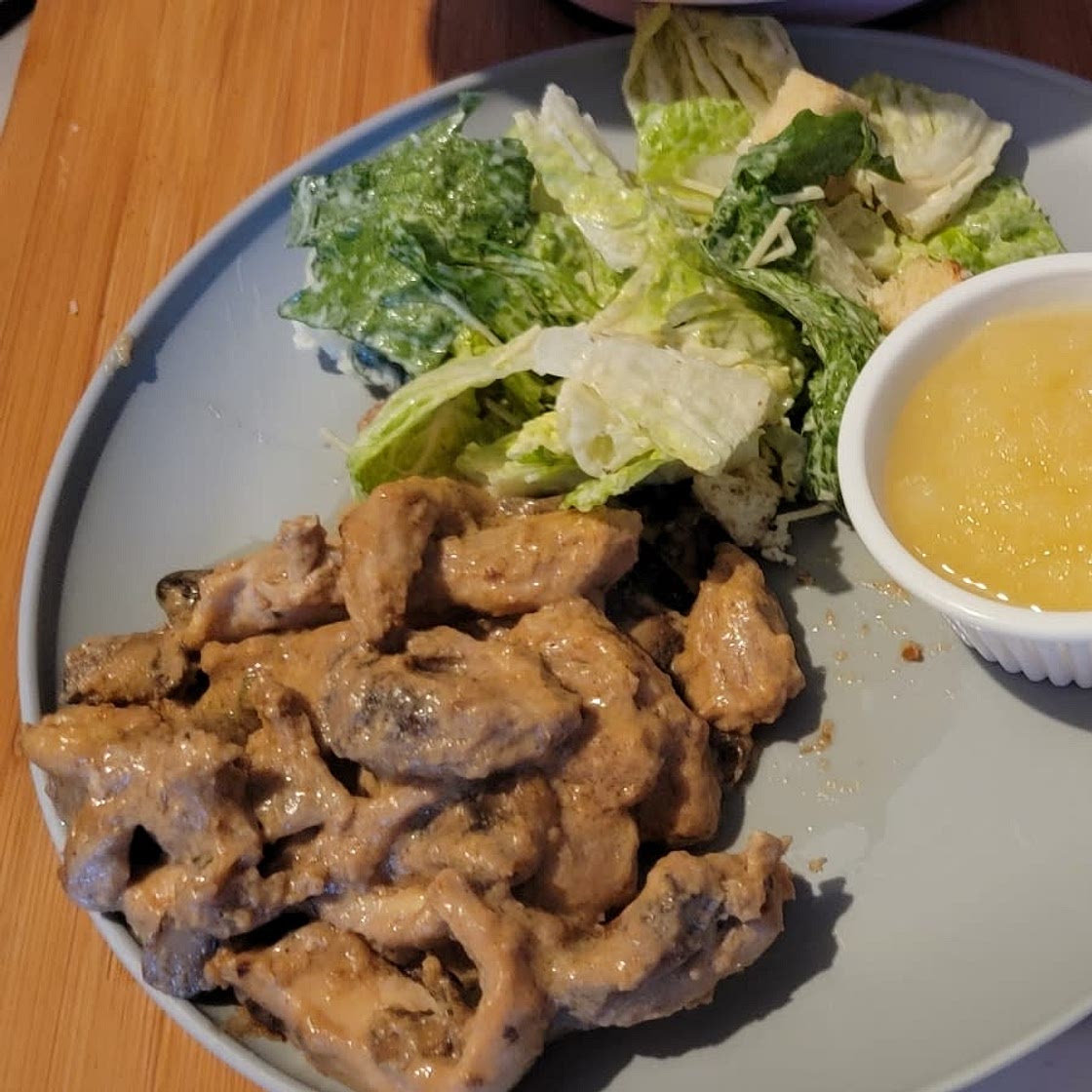 Chicken and Spinach in Creamy Parmesan Mushroom Sauce
