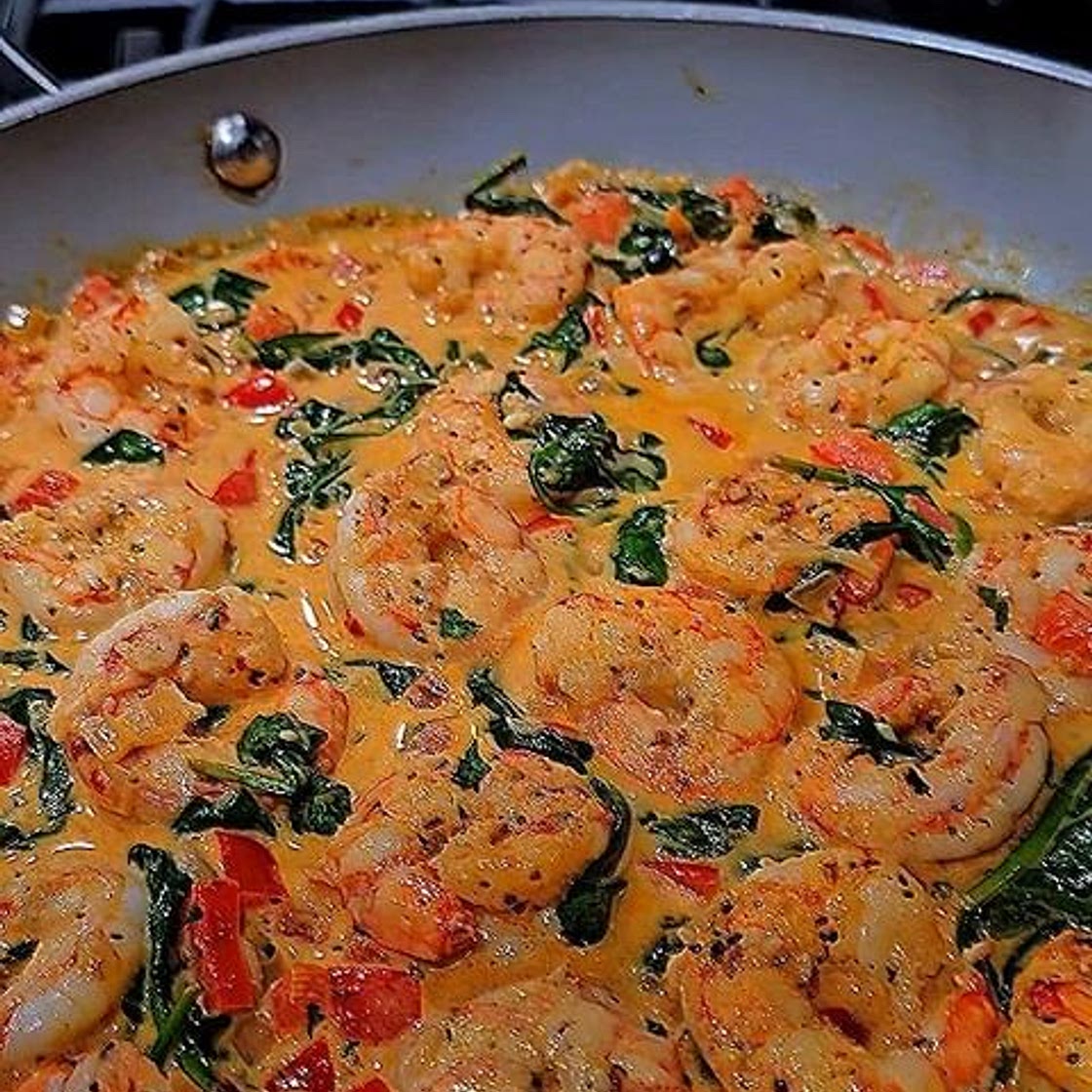 Garlic paprika shrimp bowl