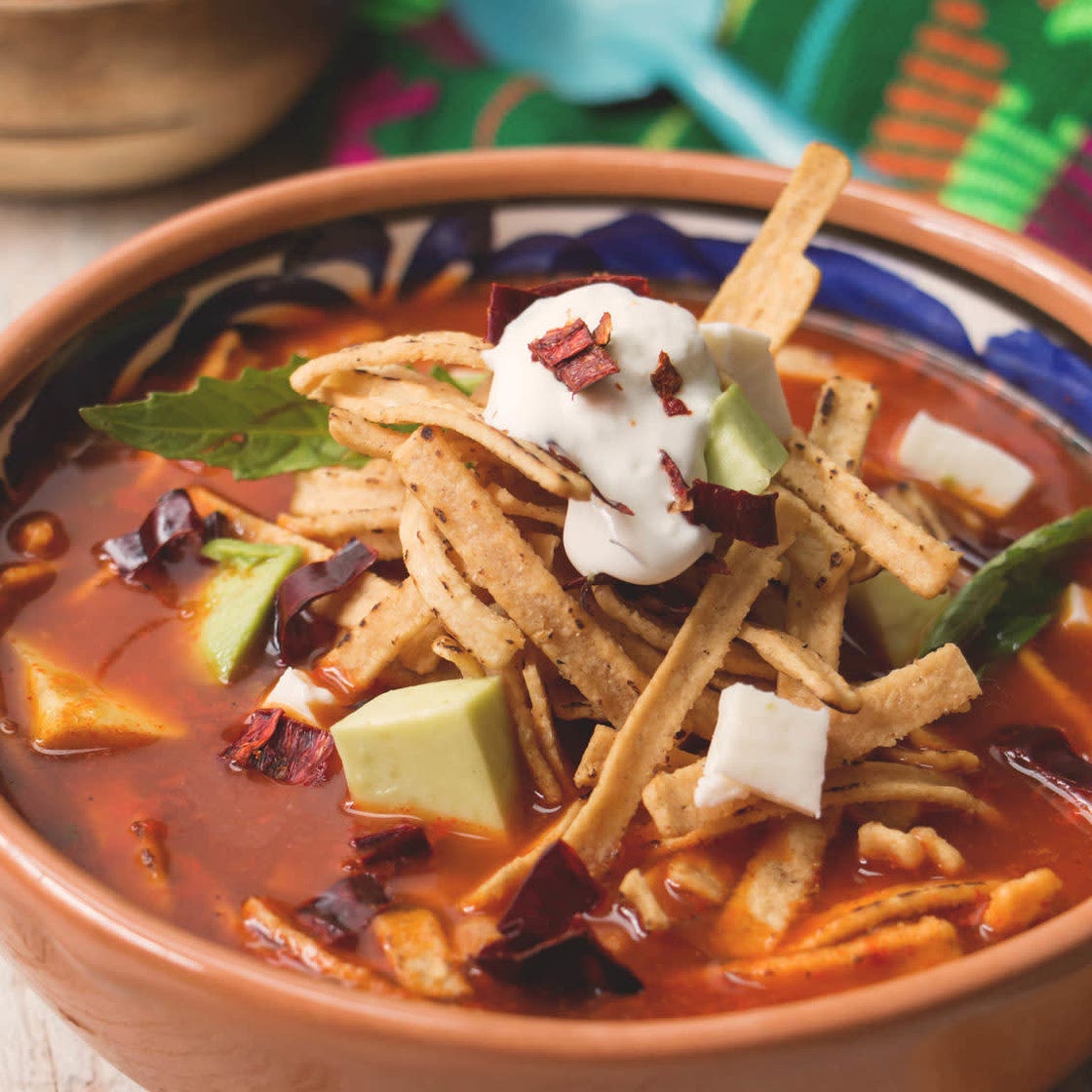 Sopa azteca