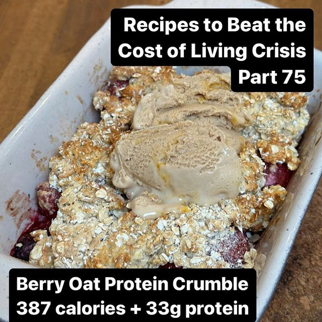 Berry Oat Crumble