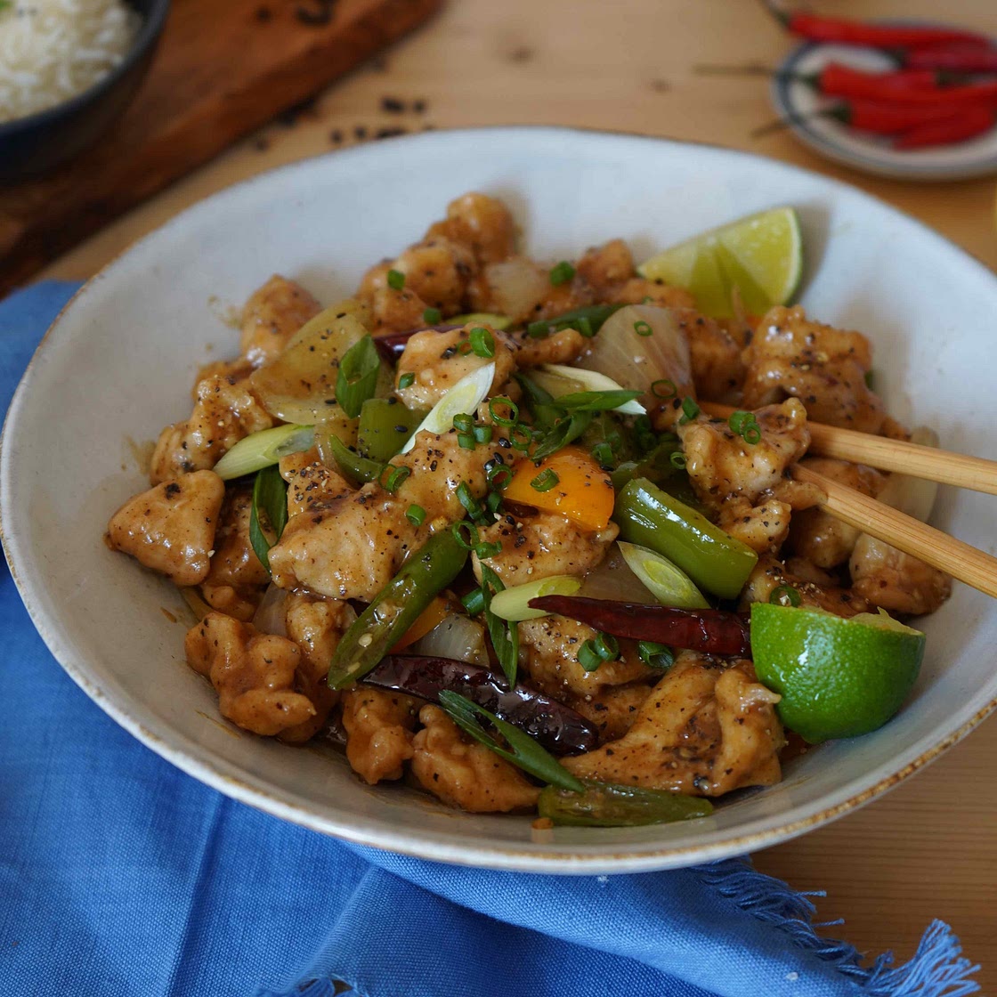 Black Pepper Chicken (Takeaway Style) 