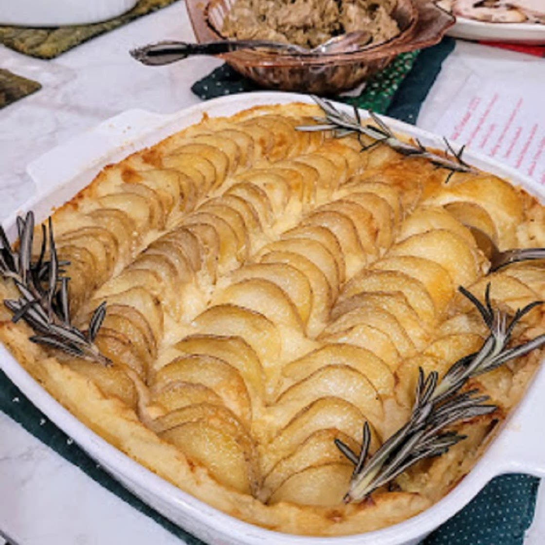 Mashed Potatoes au Gratin