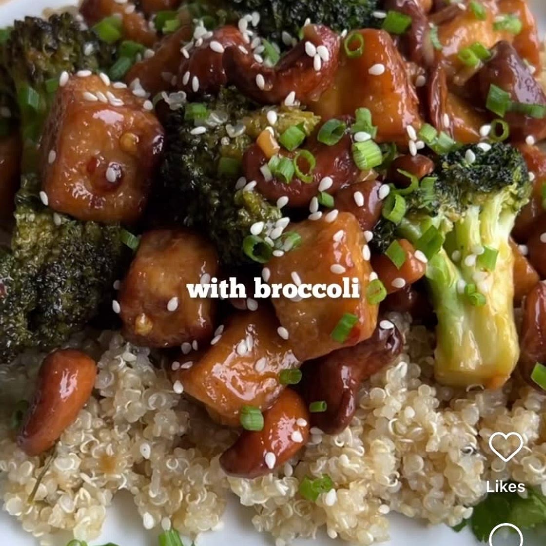 Sticky lime tofu bowl