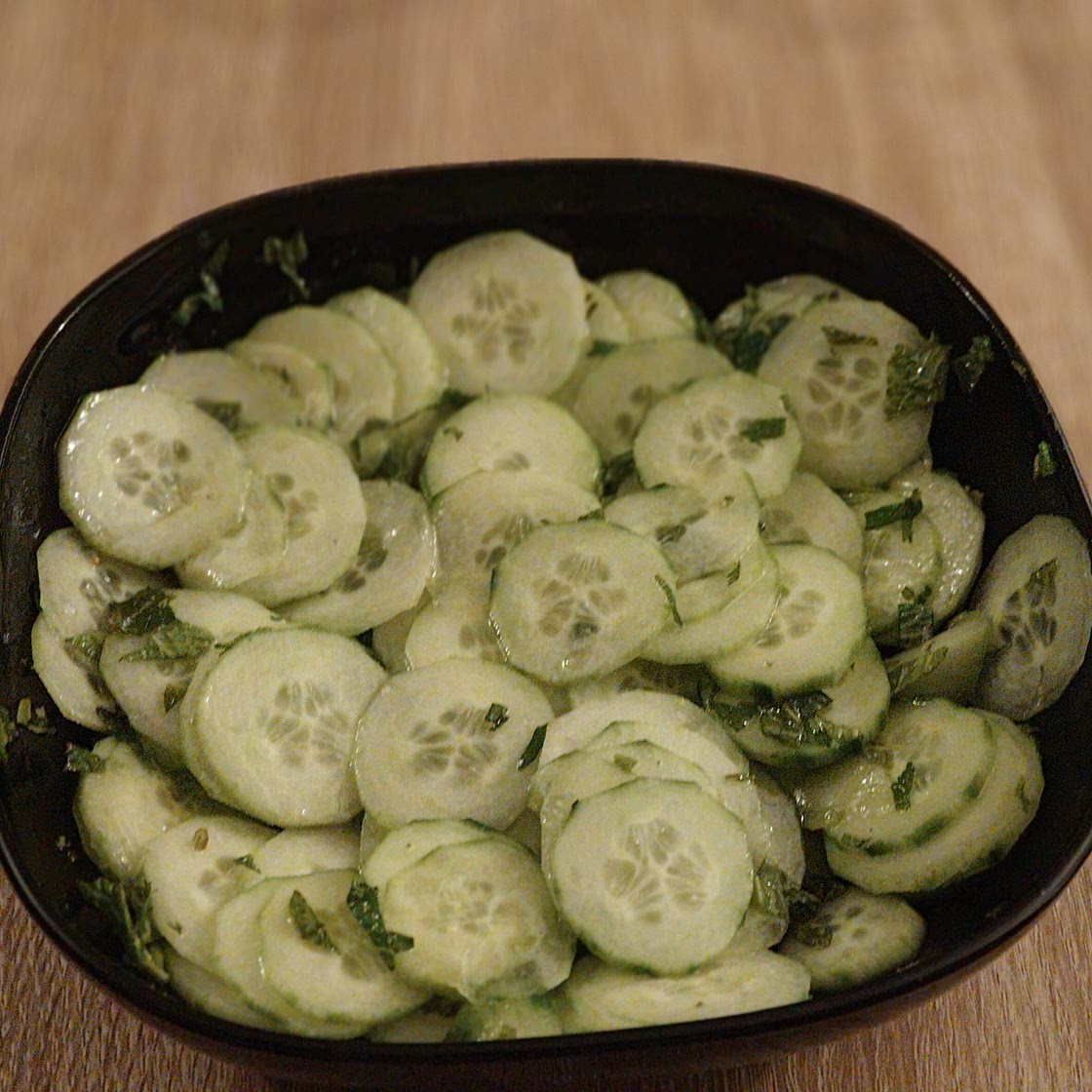 Carpaccio de concombre