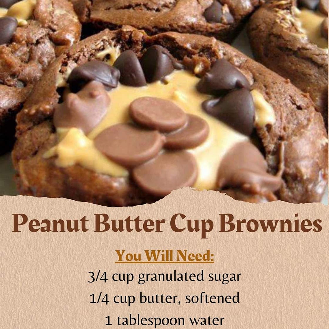 Peanut butter cup brownies