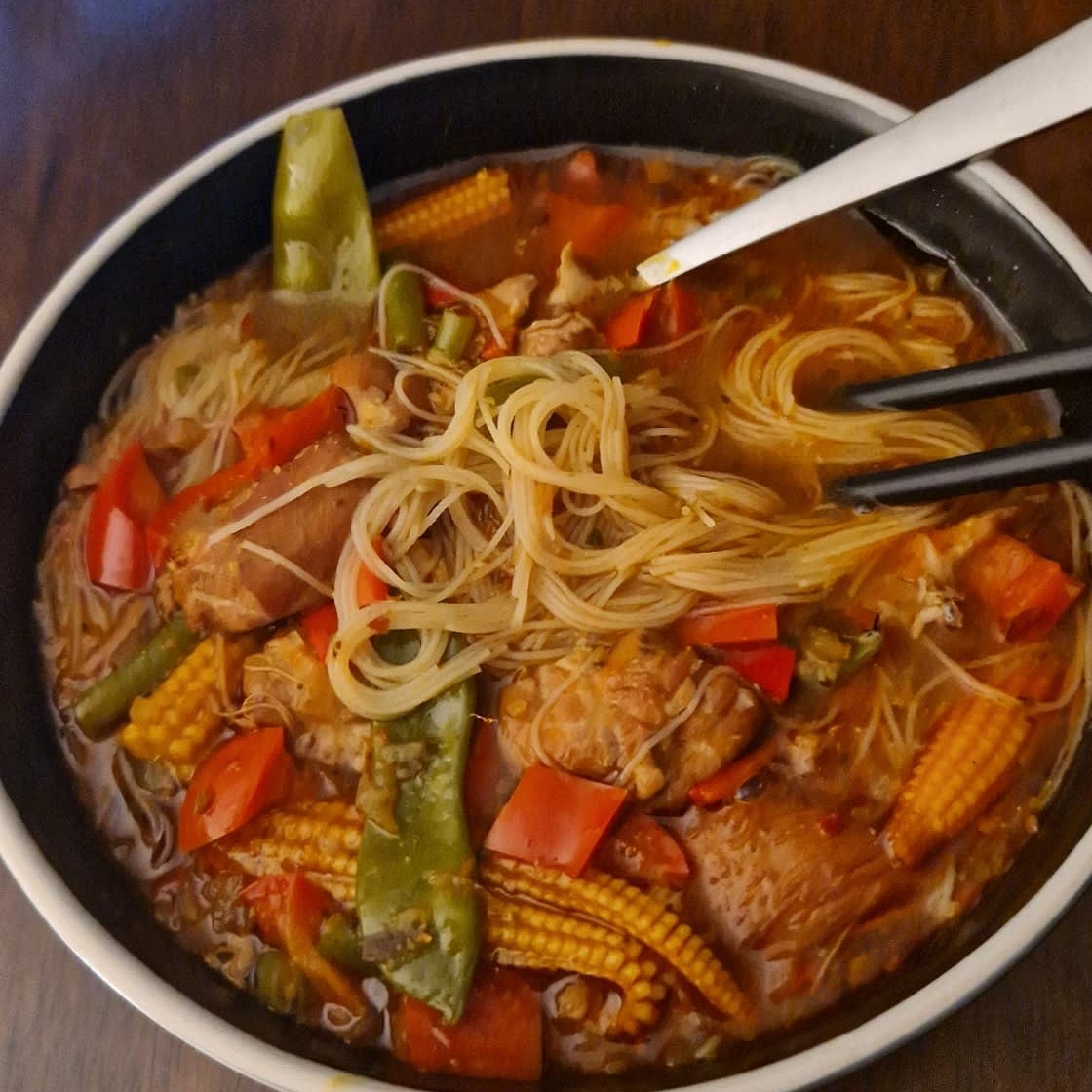 15-Minute Coconut Curry Noodle Soup