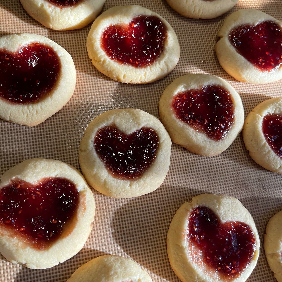 raspberry heartprints