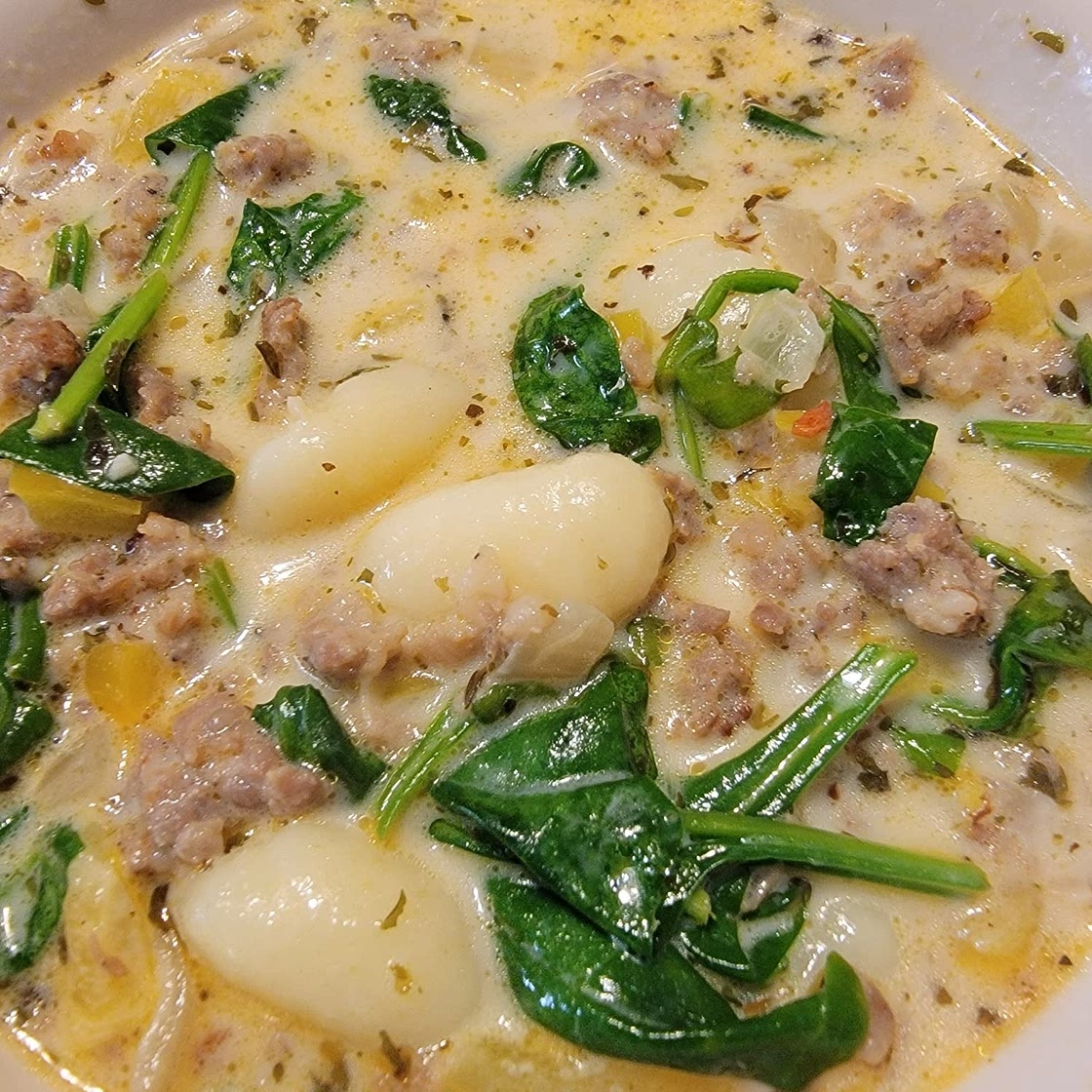 Sausage and Gnocchi Soup
