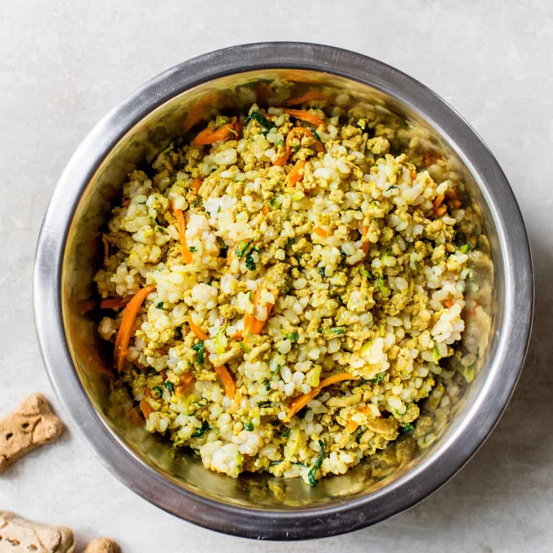 Beef Egg Rice & Green Beans Dog Food