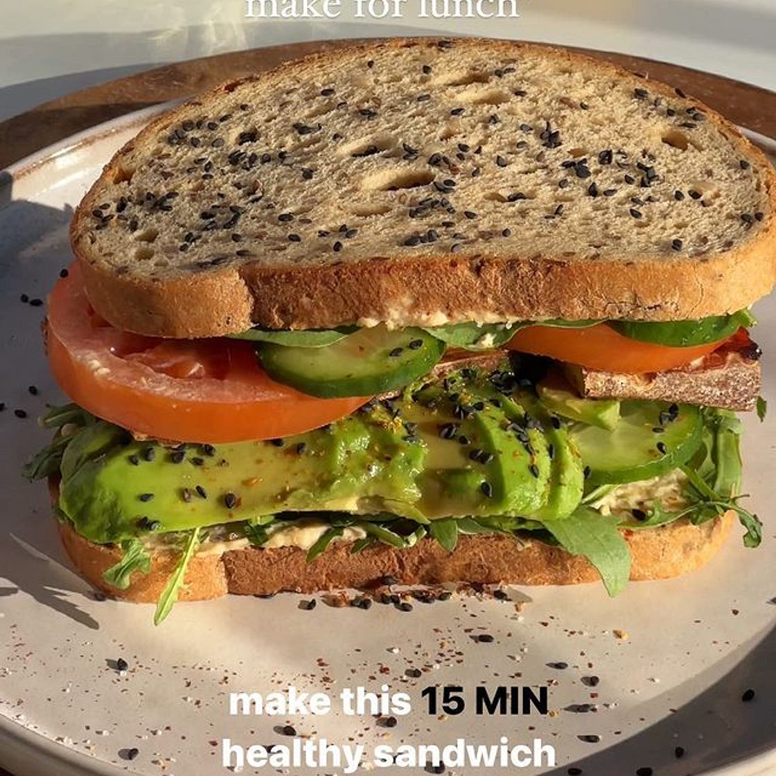 Hummus & Tofu Sandwich