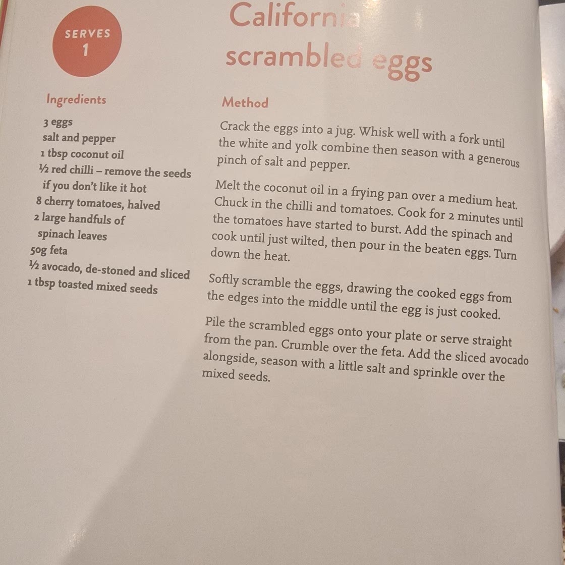 California scrambled eggs