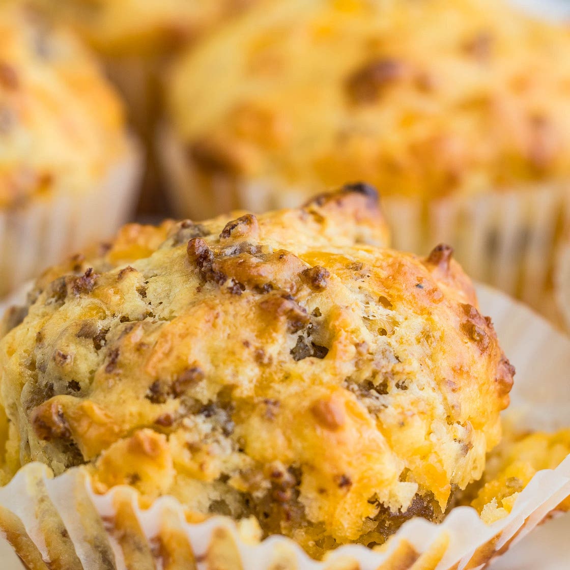 Small Batch Sausage Muffins