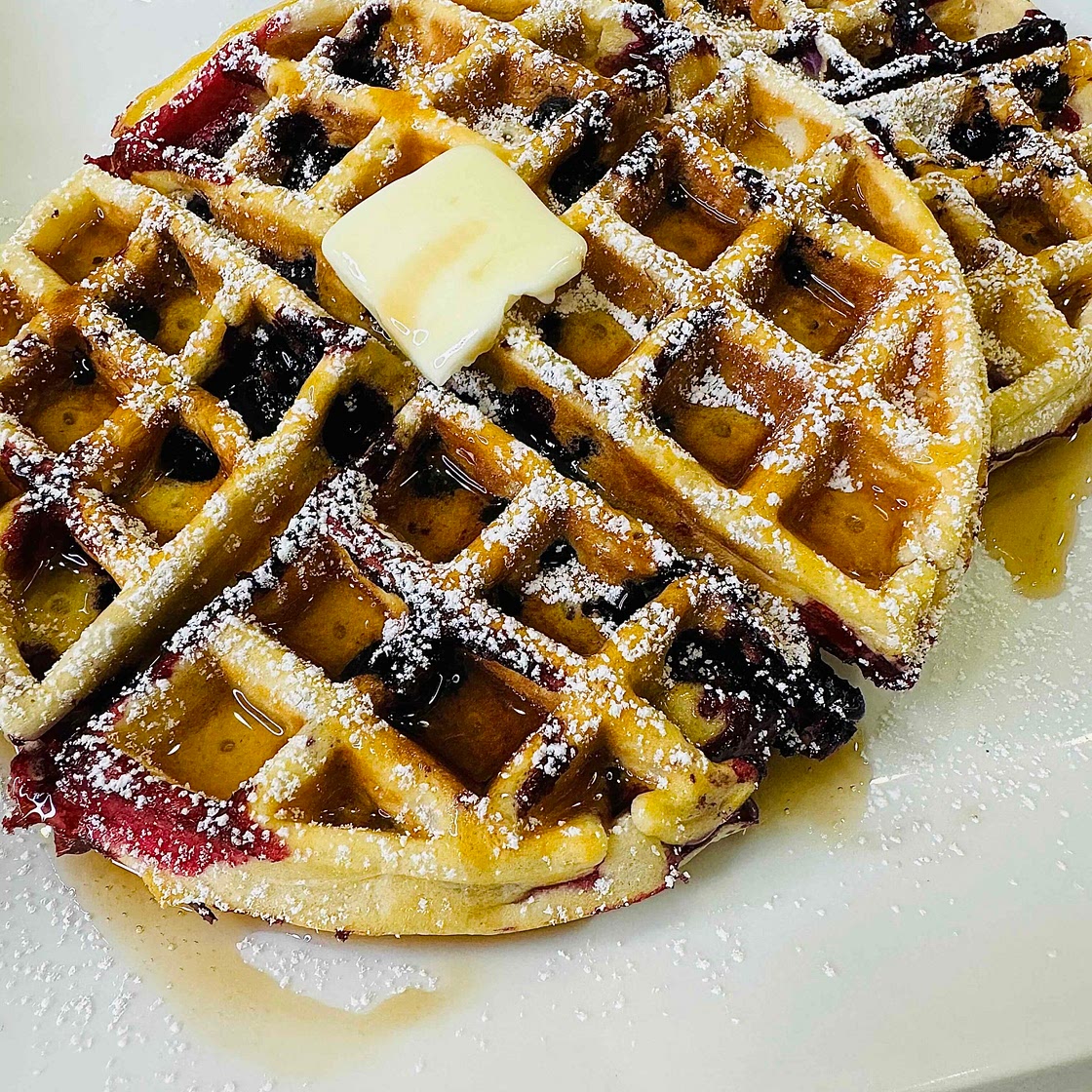 Blueberry Waffles 