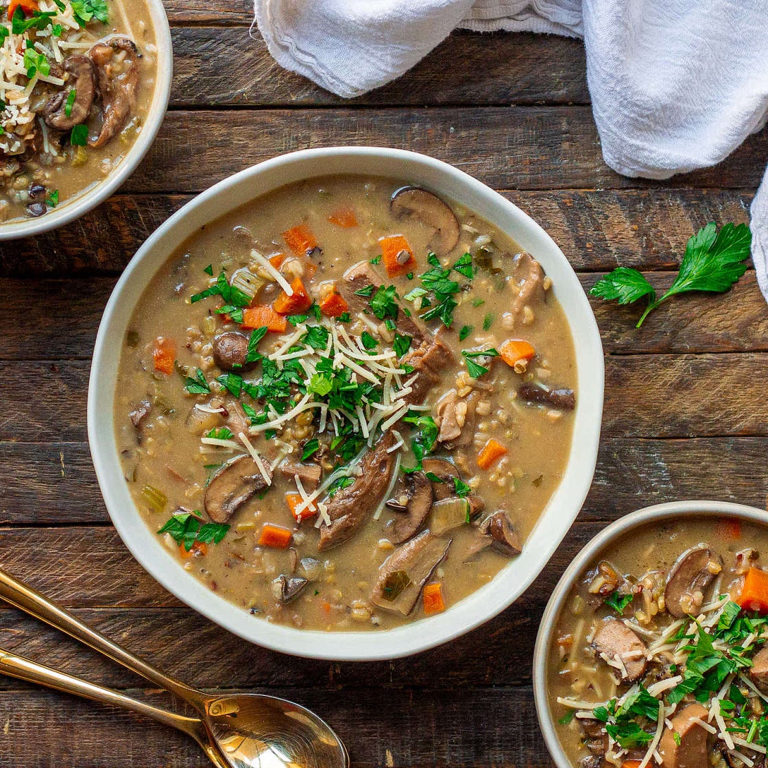 Mushroom Wild Rice Soup