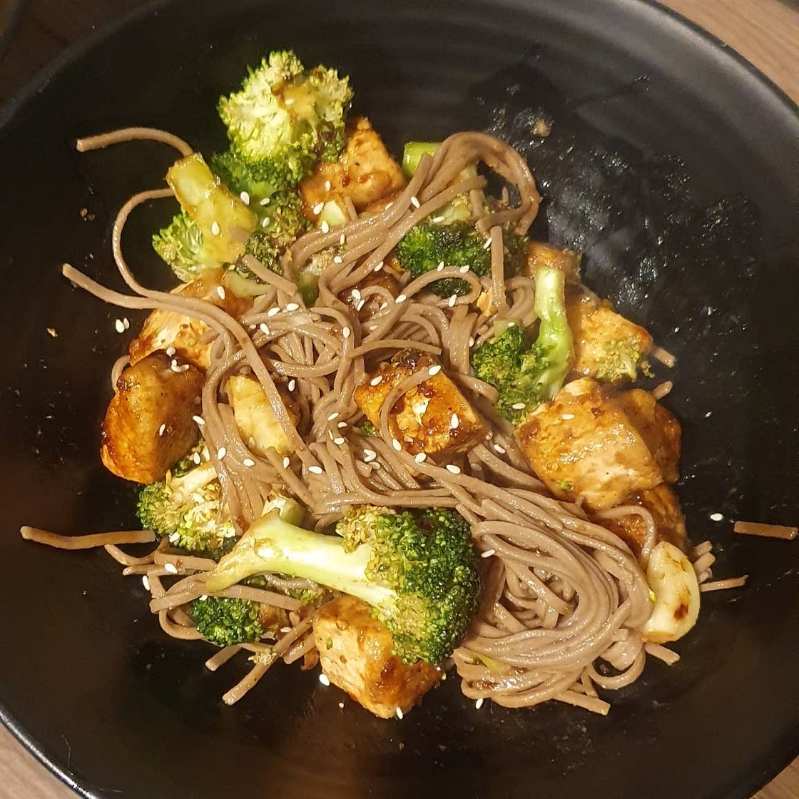 Crispy Tofu Broccoli Stir Fry