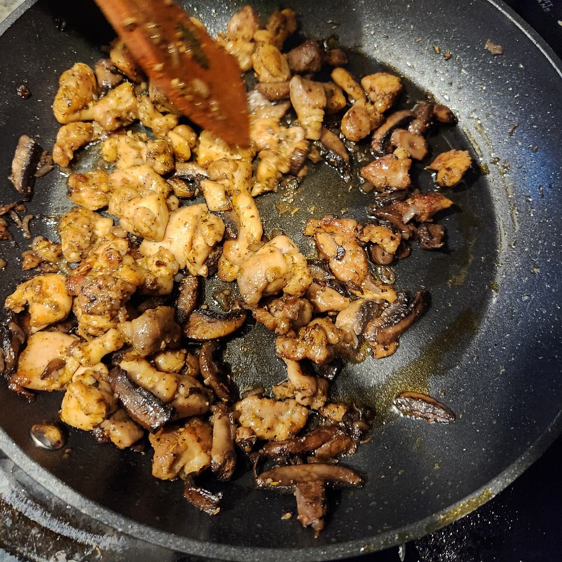Mushroom Chicken Bites
