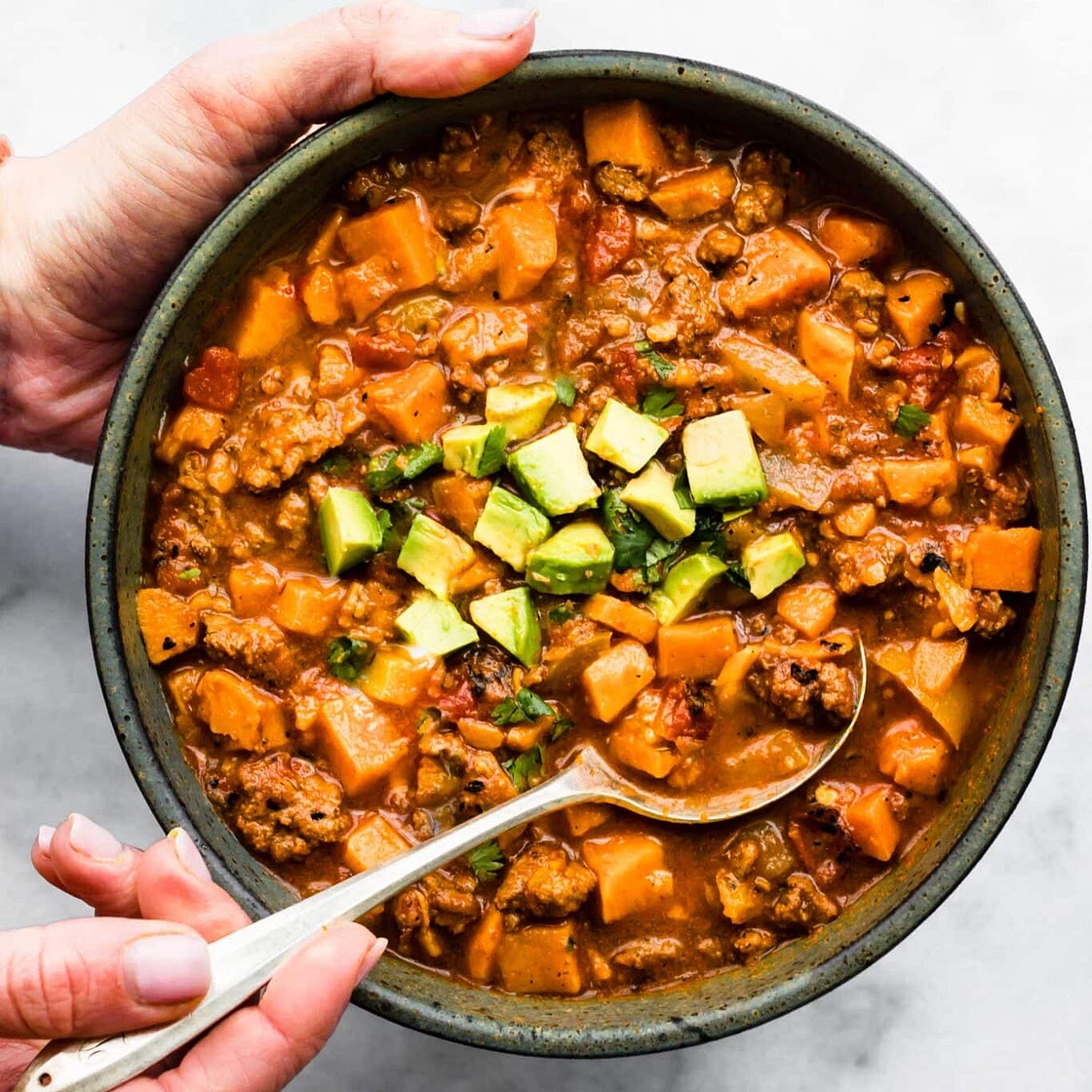 Chipotle Sweet Potato Chili Recipe (Slow Cooker)