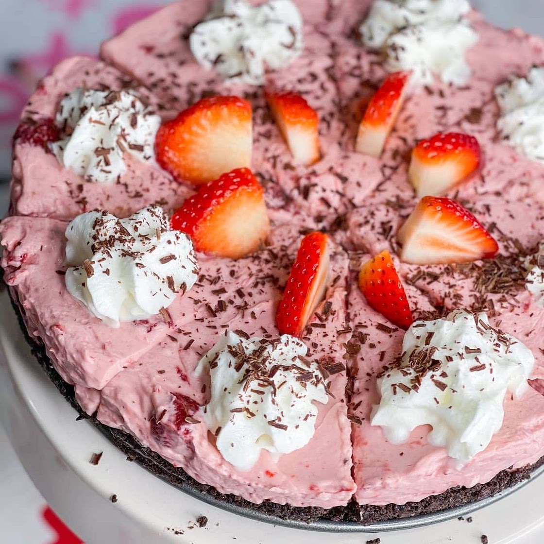 Chocolate Covered Strawberry Pie