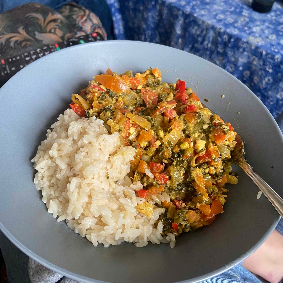Ackee and callaloo