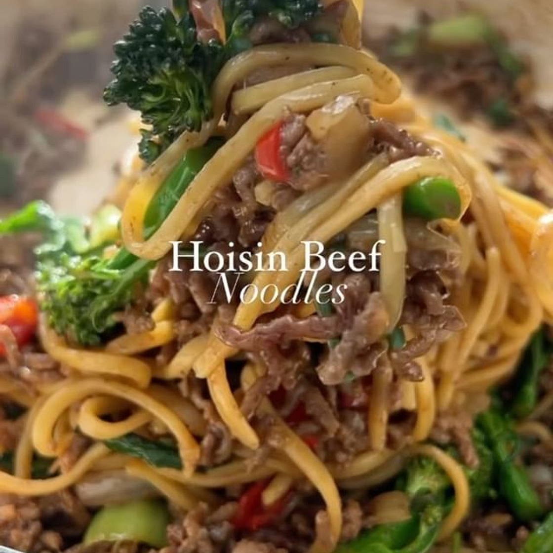 Hoisin Beef Noodles 🍜