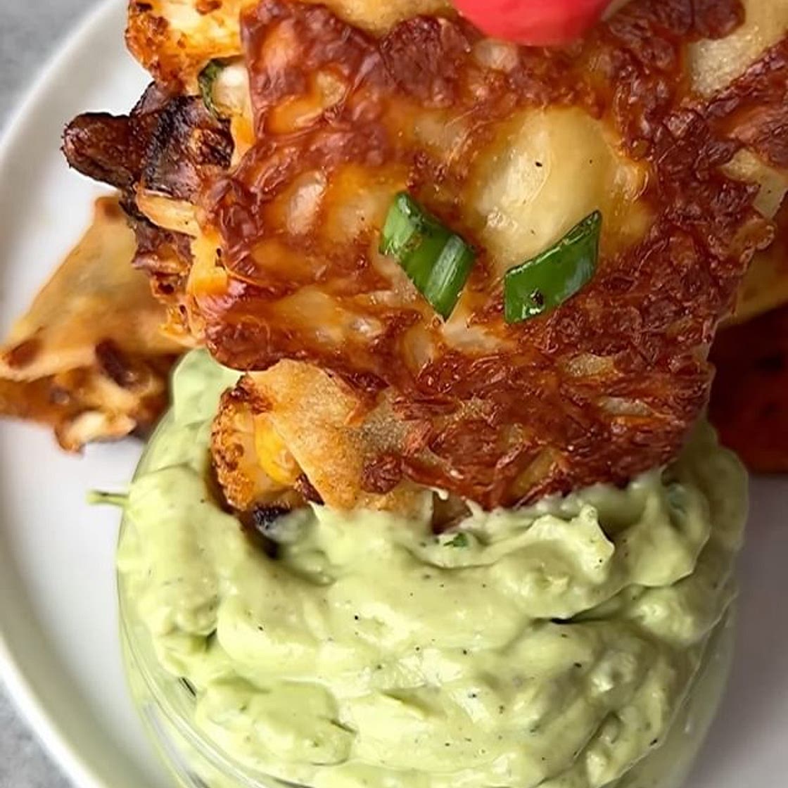 Cauliflower and sweet potato tacos with zesty chickpeas