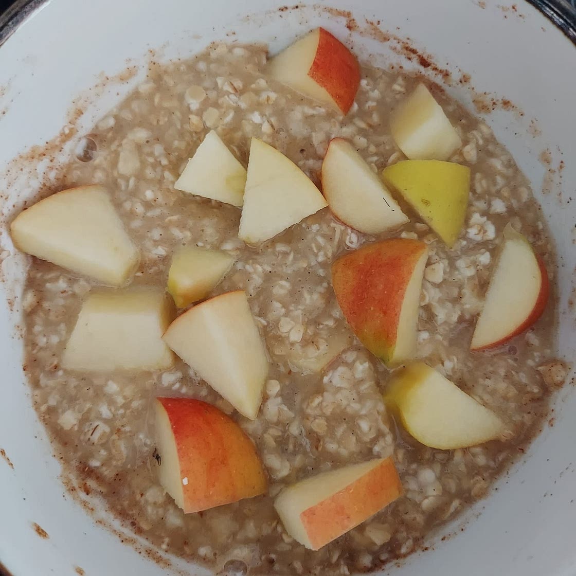 Apfelmus Porridge
