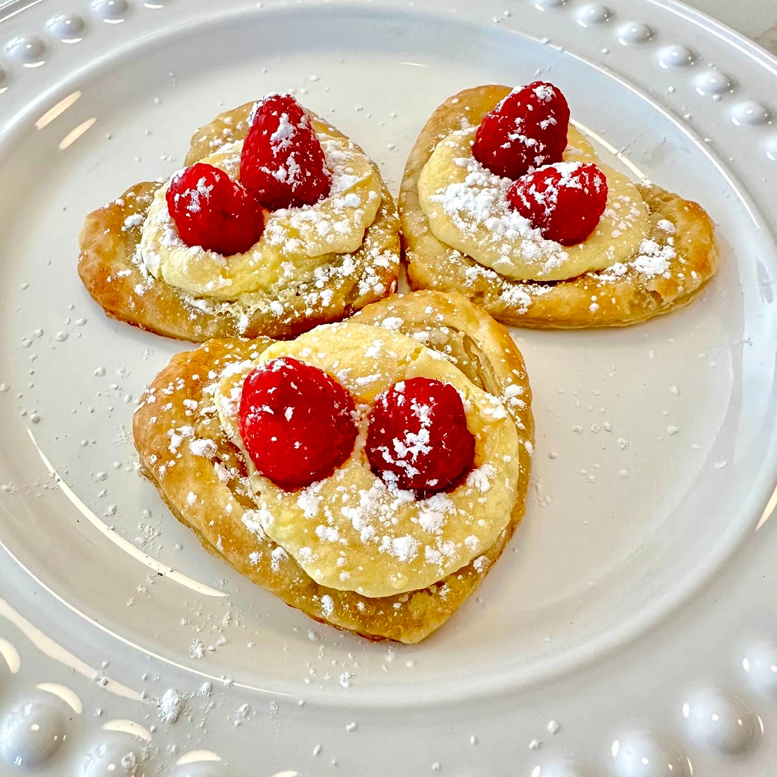 Valentine’s Raspberry Danish