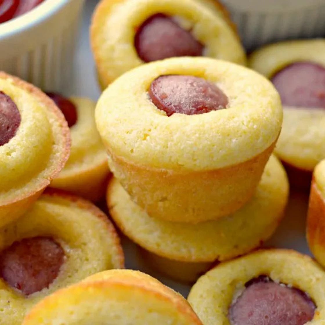 Mini Corn Dog Muffins