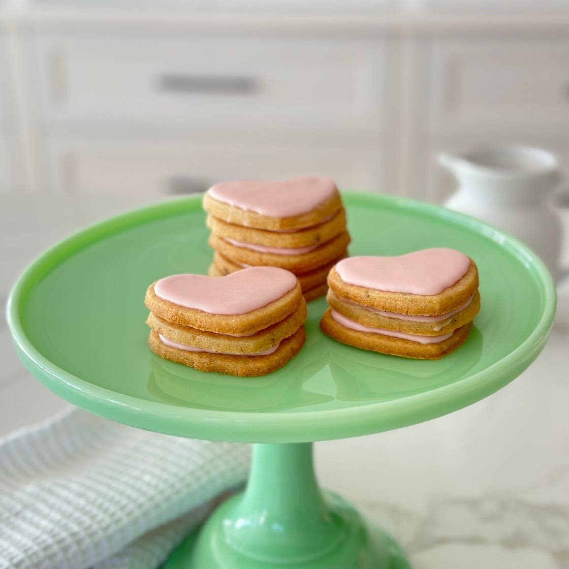 Honey Lavender Shortbread Cookies