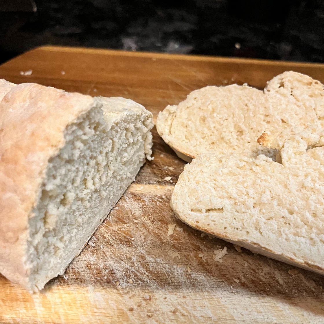 Homemade Rustic No Yeast Bread