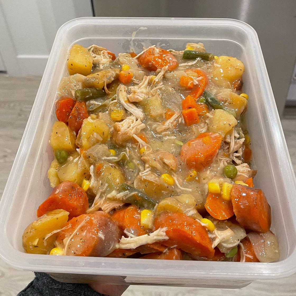 Slow Cooker White Wine Chicken Stew