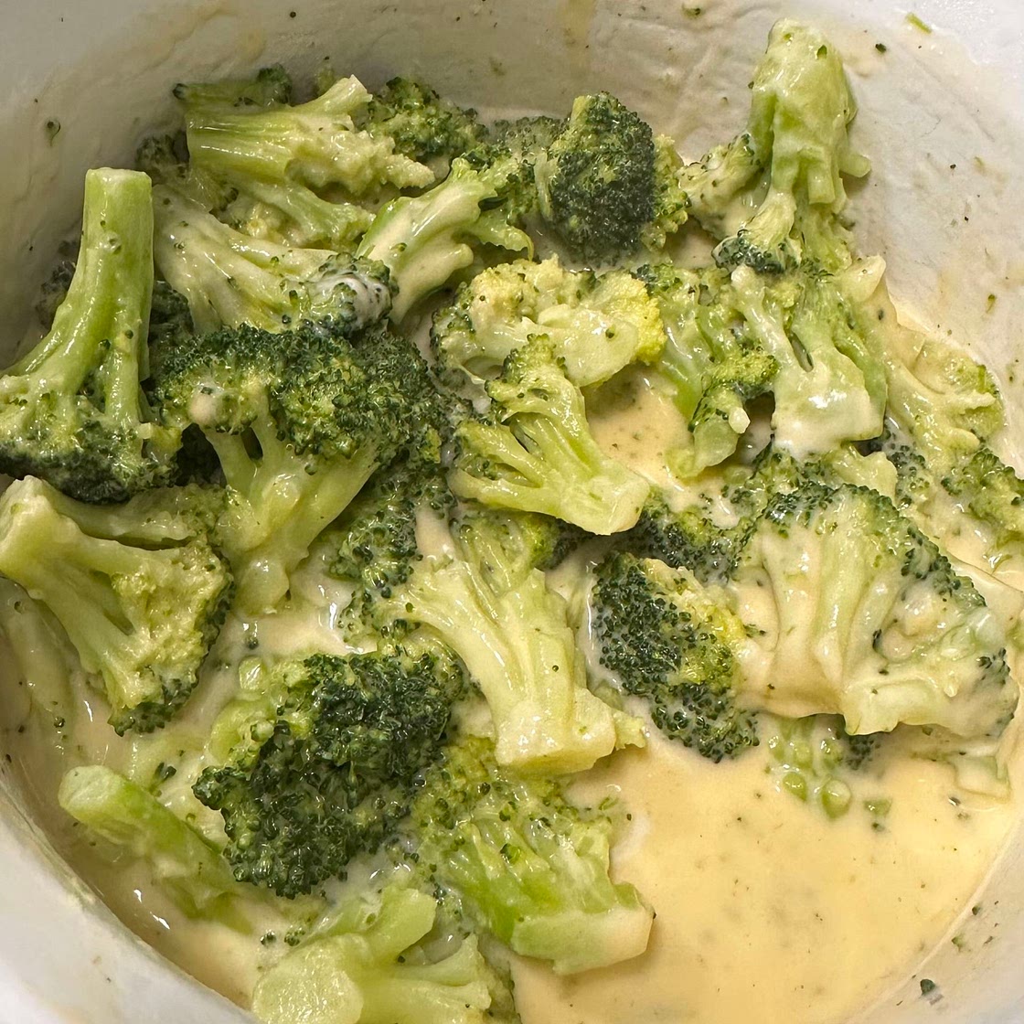 Cheese sauce for broccoli