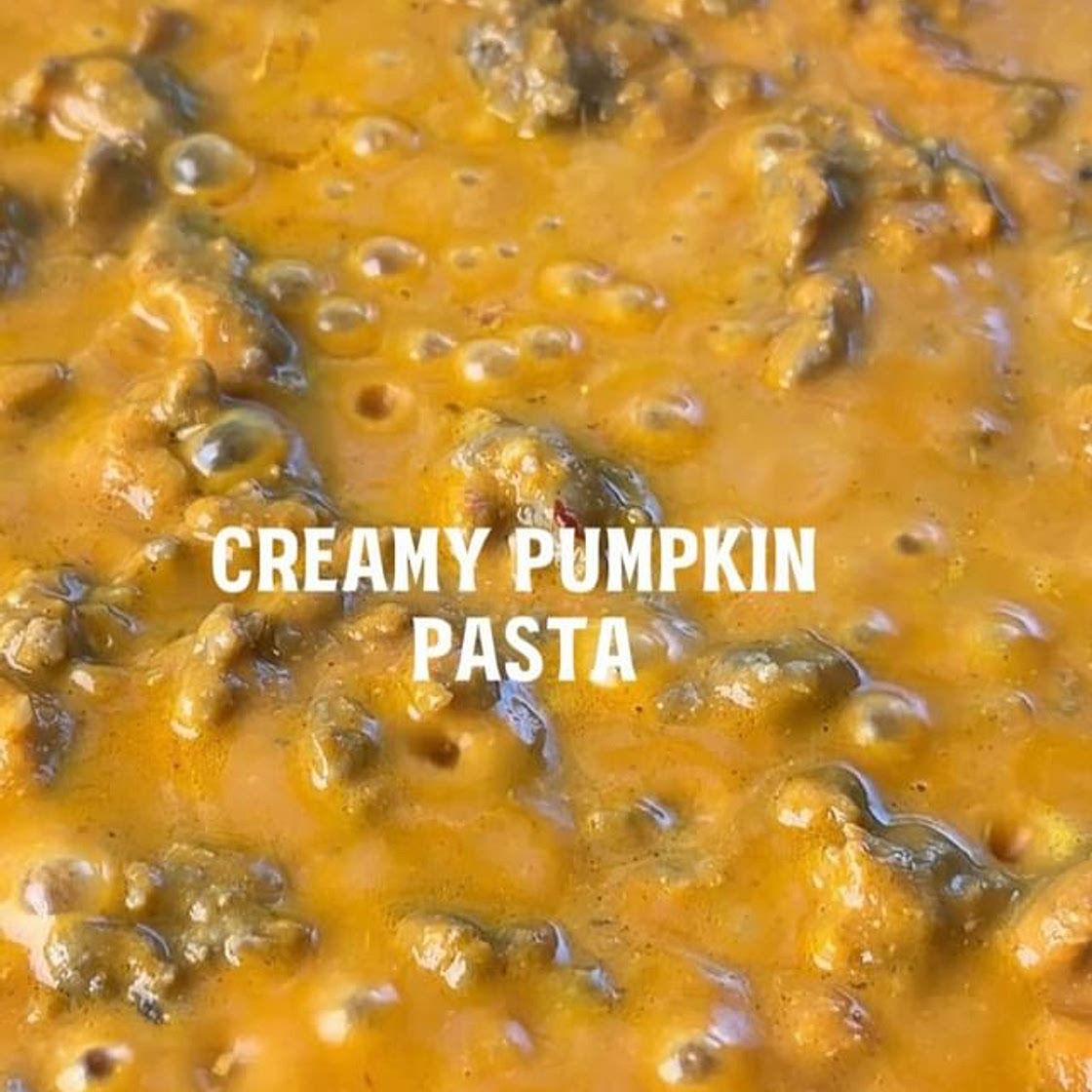 Creamy Pumpkin and Sausage Pasta