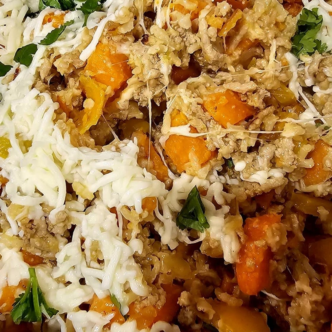 Ground Turkey Sweet Potato Skillet