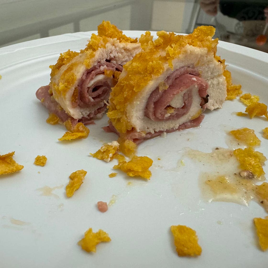 Chicken pastrami roll ups 