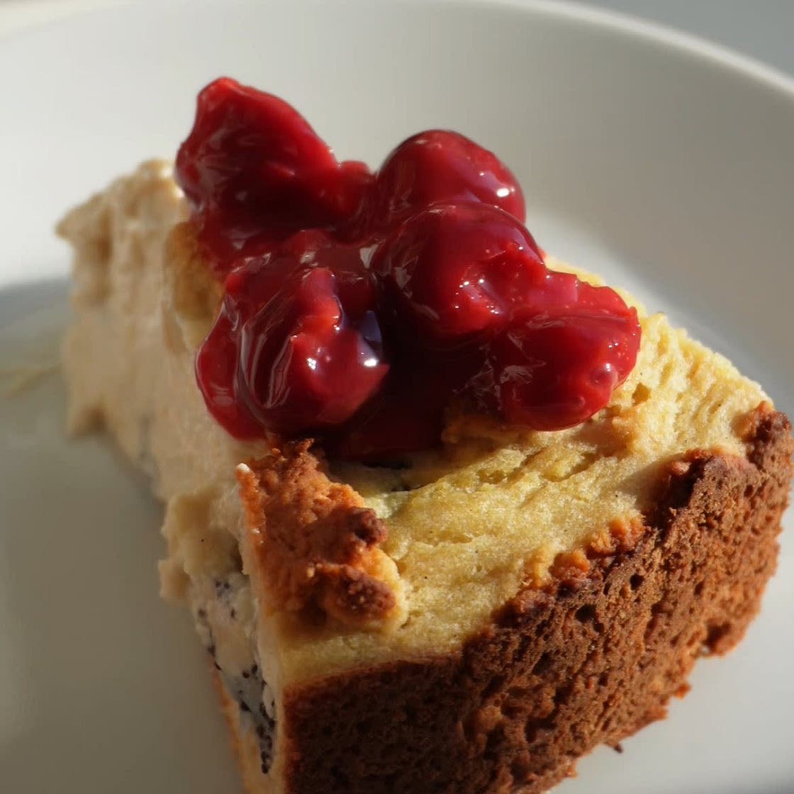Poppyseed Cheesecake (vegan & high-protein)