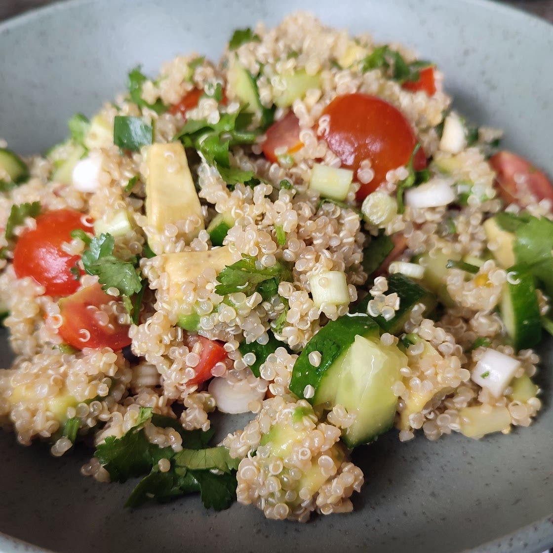 Quinoa and Avocado Salad (Vegan)