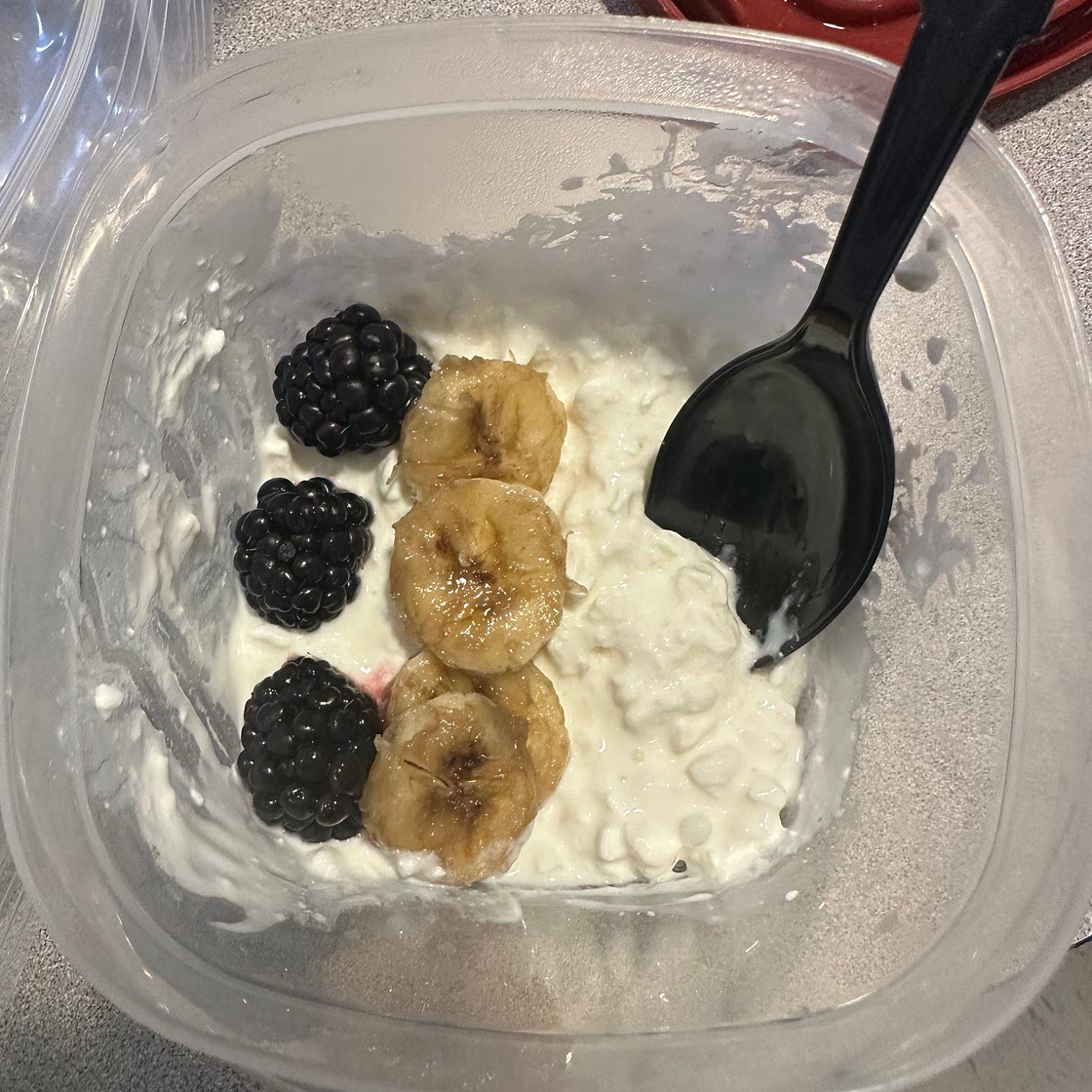 Cottage cheese bowl