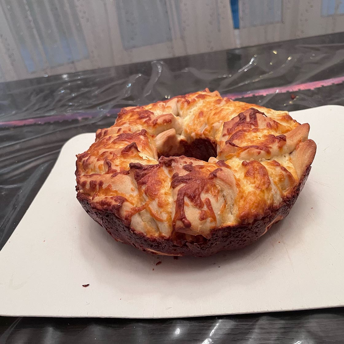 Cheesy garlic pull apart