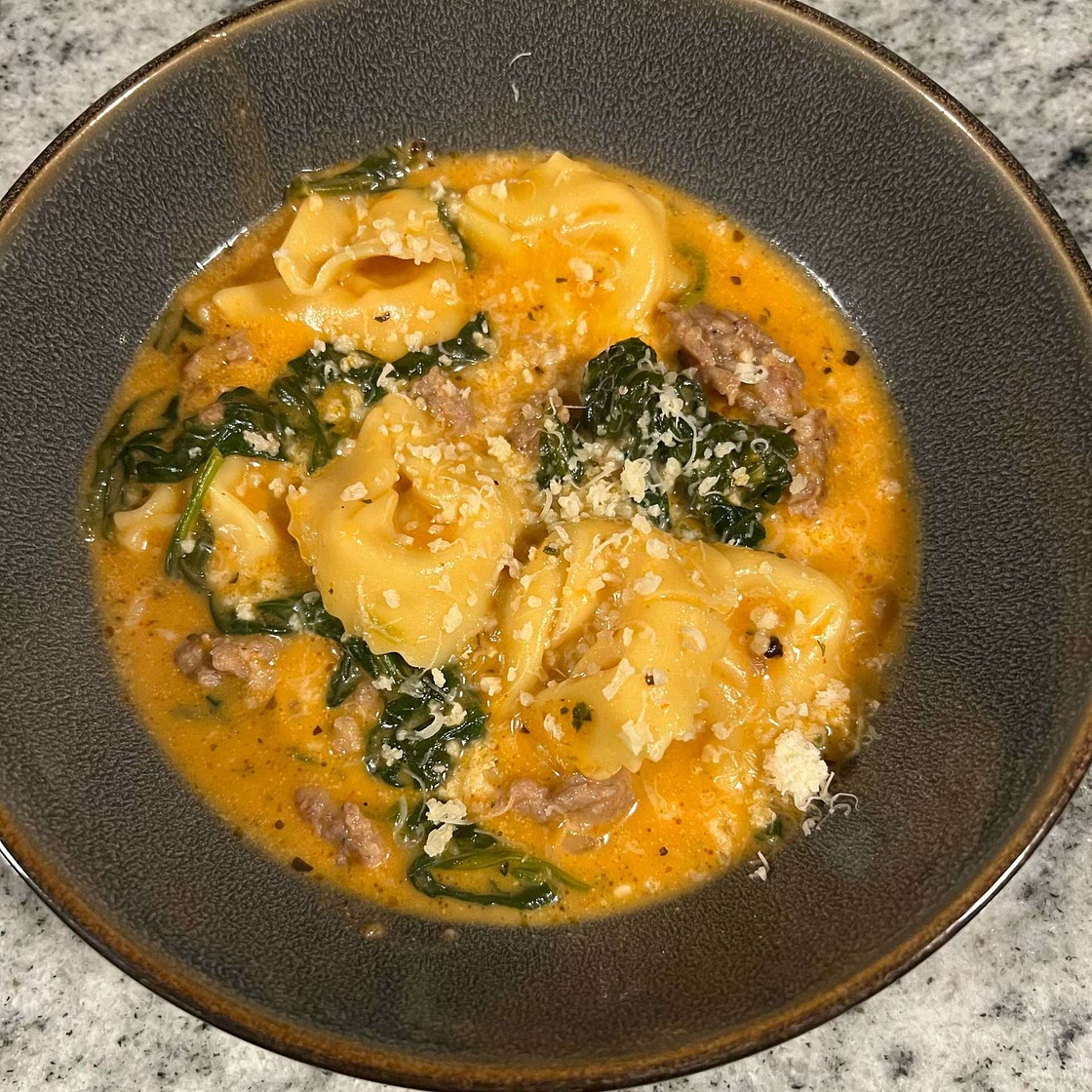 Creamy Instant Pot Tortellini Soup