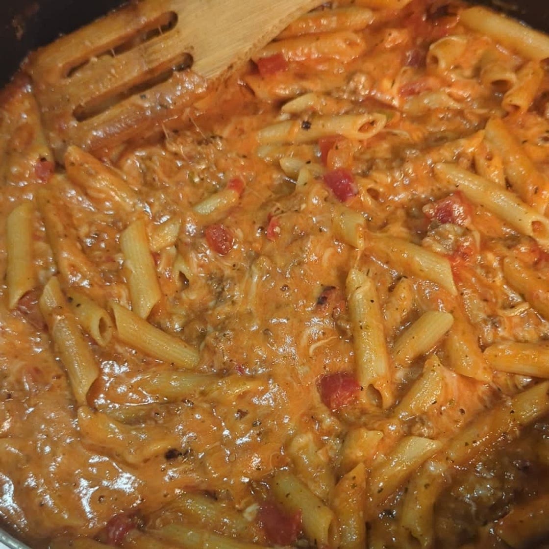 One Pot Cheesy Italian Goulash