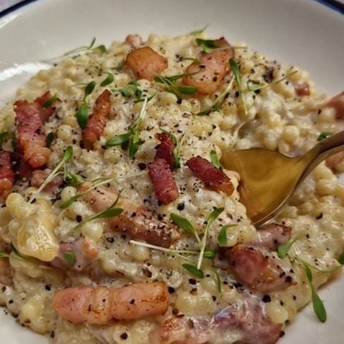 Couscous perlé au fromage à raclette