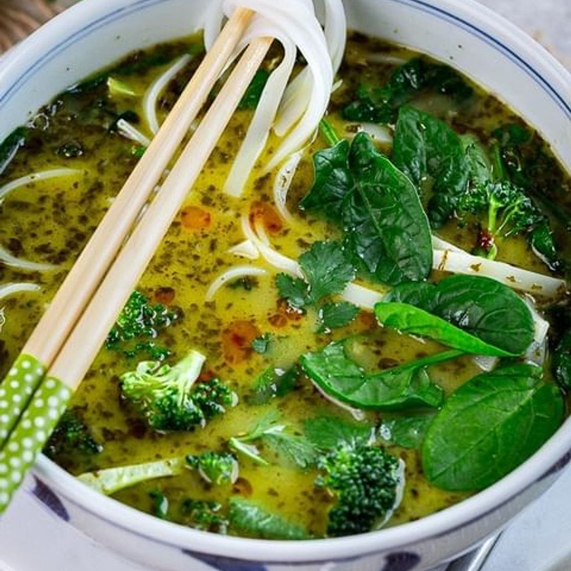 Soupe thaï brocolis