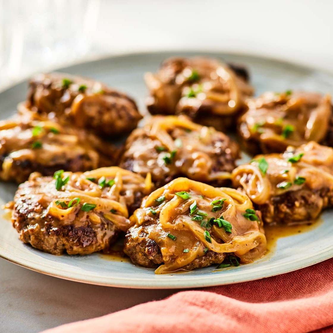 Hamburger Steak with Onions and Gravy