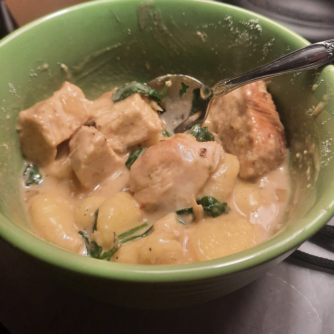 Creamy Spinach Chicken Gnocchi