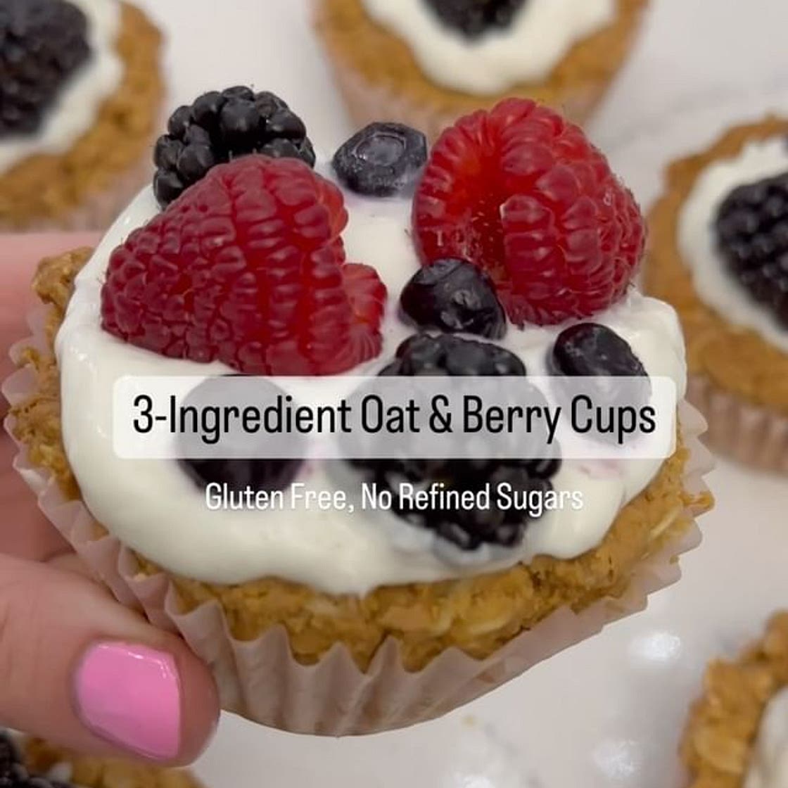 OAT & BERRY CUPS🫐🍓✨ 