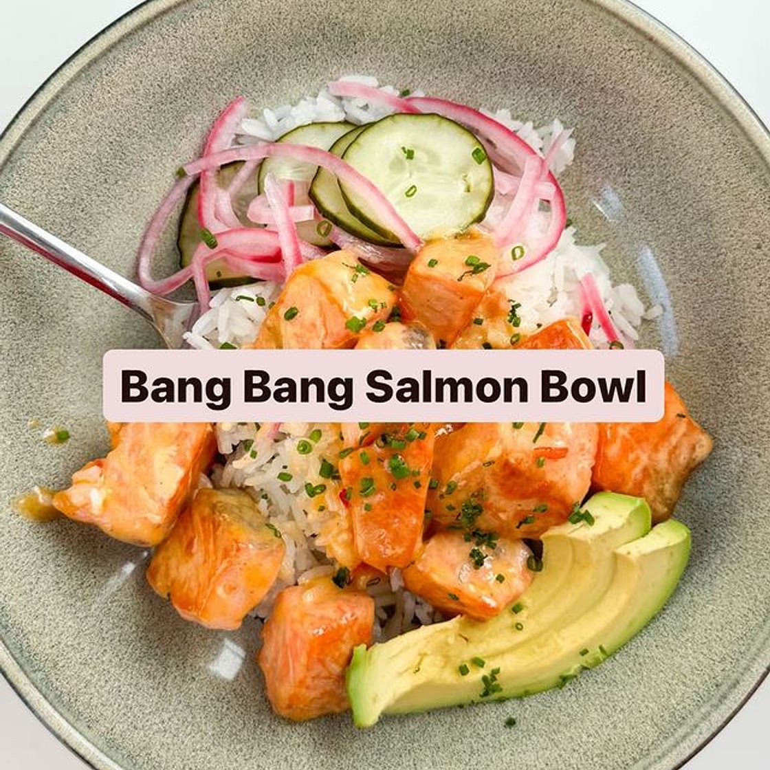 Bang Bang Salmon Bowl ⬇️