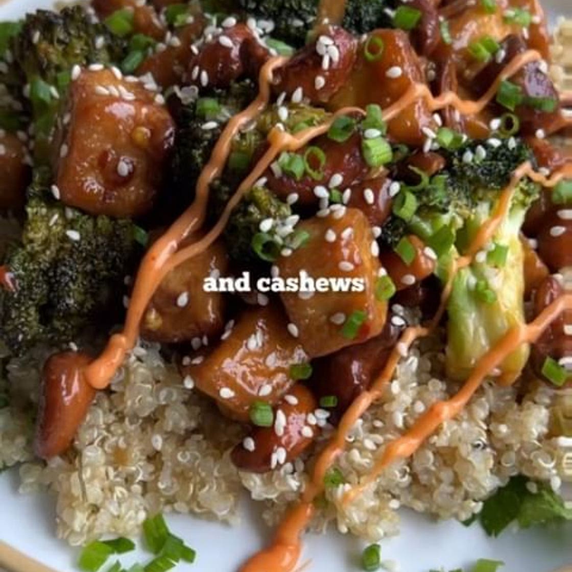Sticky Lime Tofu with Broccoli & Cashews